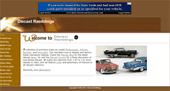 Desktop Screenshot of diecastramblings.com